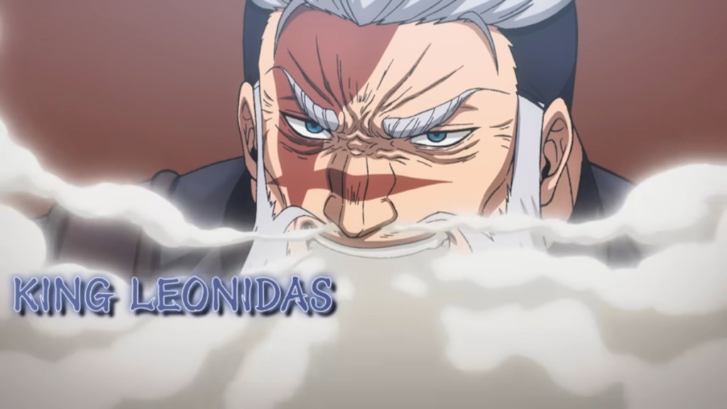 Record of Ragnarok Season 3 look Leonidas