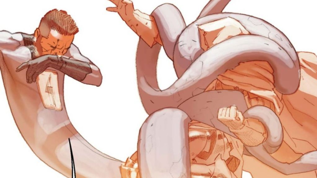 Reed Richards vs Doctor Doom in Secret Wars