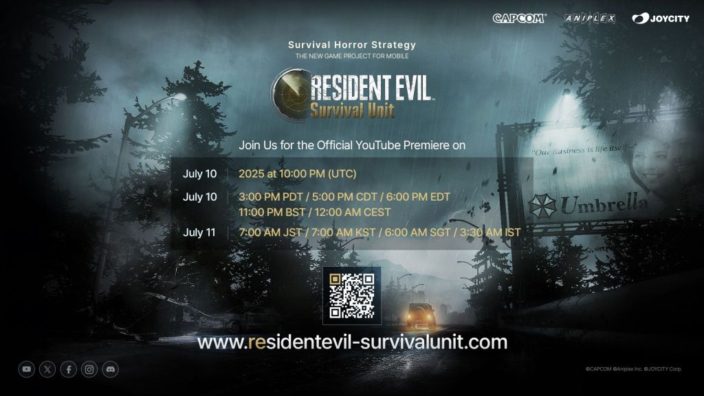 Resident Evil Survival Unit Showcase Details