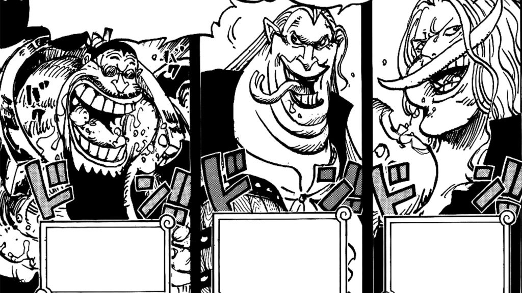 Rocks crew members as revealed in One Piece chapter 1155