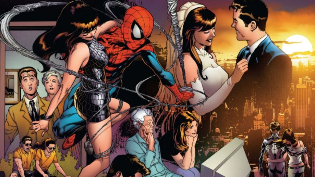 Spider-Man One More Day comic panel