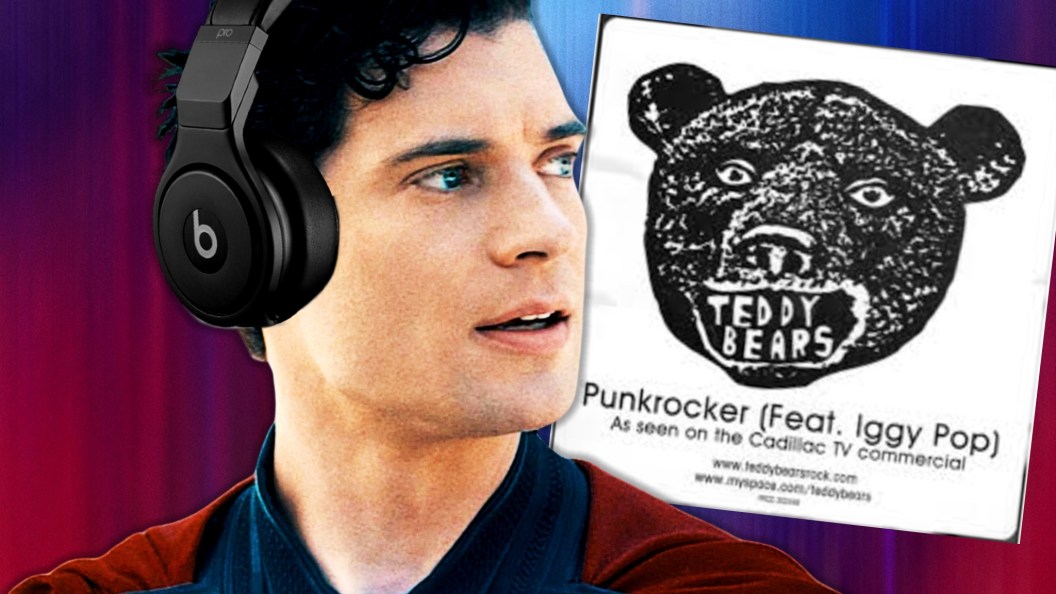 David Corenswet as Superman with Punkrocker cover