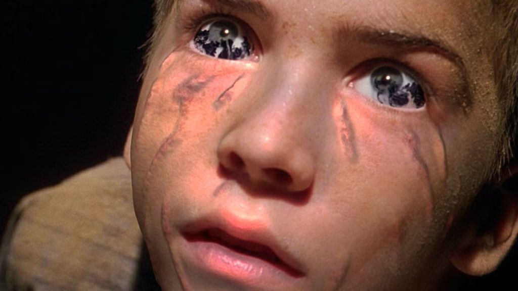 The Black Oil in a child's eyes in The X-Files
