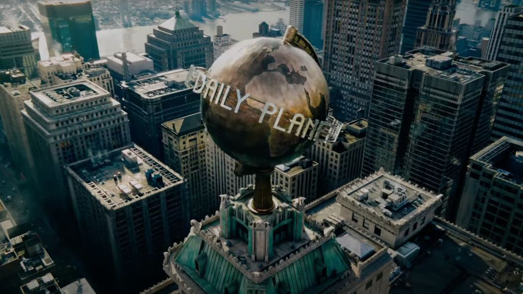 The Daily Planet as seen in 2025 Superman