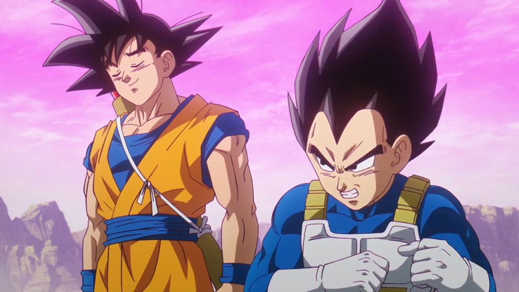 Vegeta and Goku as seen in finale of Daima