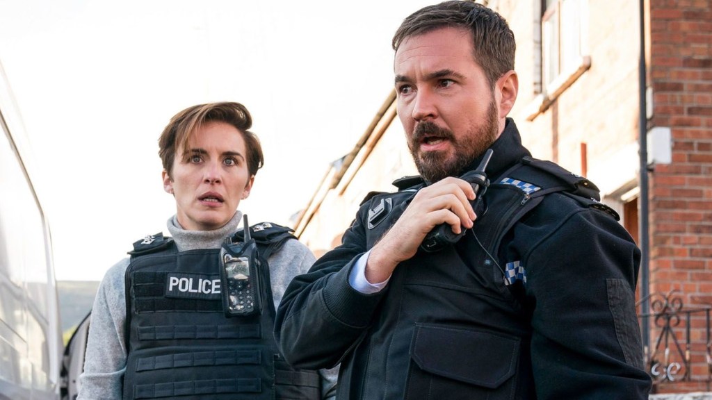 Vicky mcCLure and Martin Compston in Line of Duty