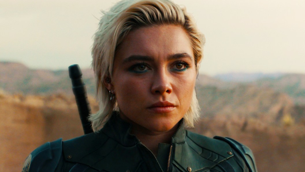 Yelena Belova in the desert in Thunderbolts*