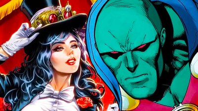 Zatanna and Martian Manhunter in DC Comics