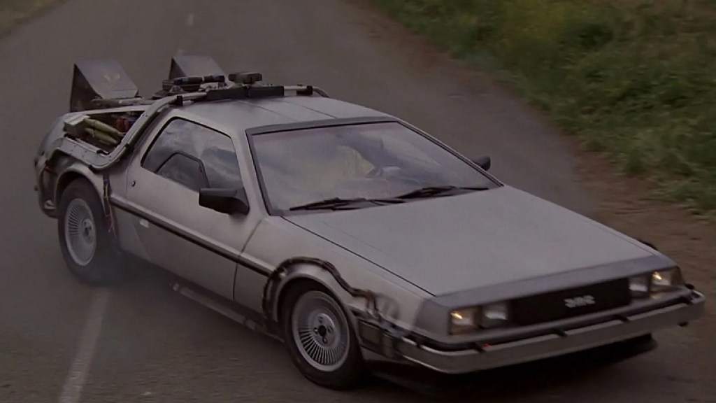 The DeLorean in Back to the Future