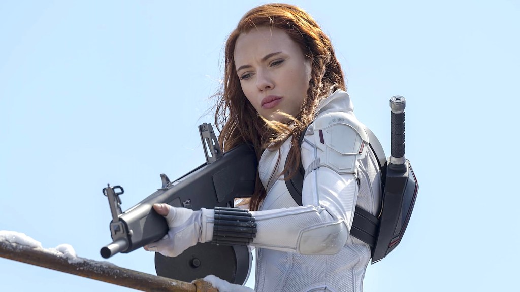 Scarlett Johansson as Black Widow in Black Widow