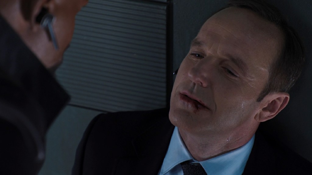 Agent Coulson dying in The Avengers (2012)