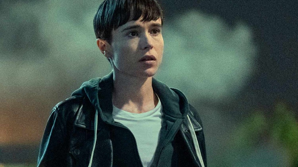 Elliot Page as Viktor Hargreeves in The Umbrella Academy
