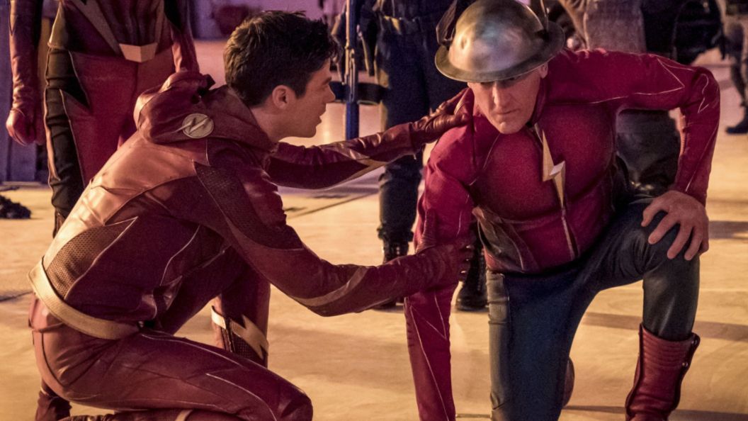 The Flash and Jay Garrick.