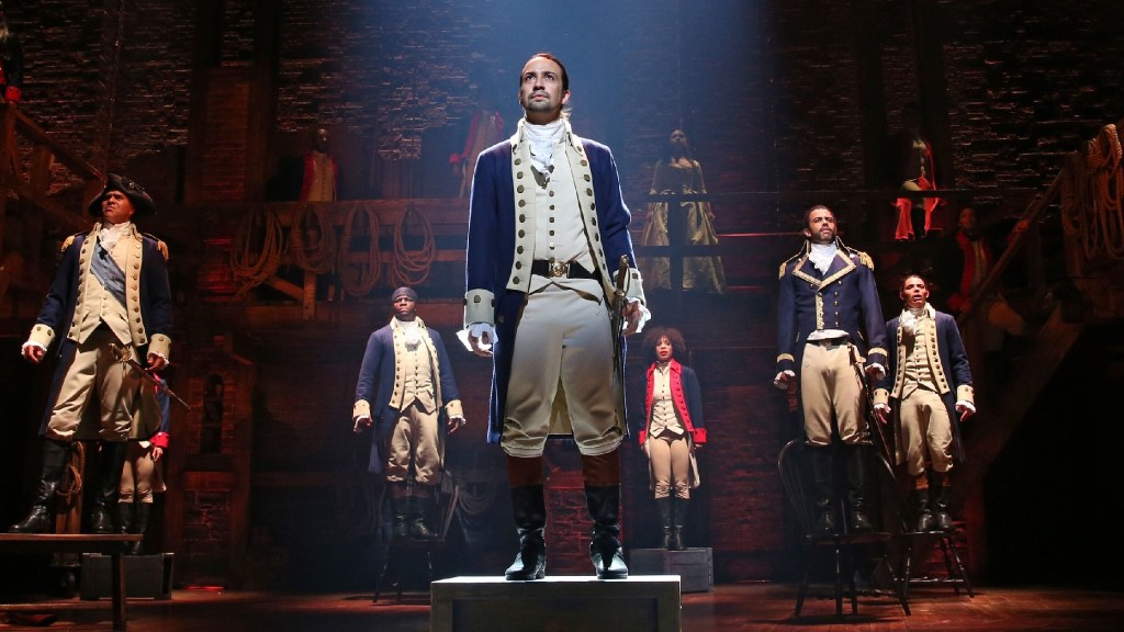The cast of Hamilton (2020)