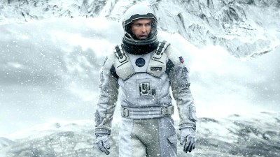 Matthew McConaughey on Interstellar poster