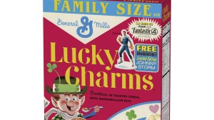 Retro Lucky Charms Cereal With Exclusive Fantastic Four Johnny Storm Figure Is Available Online
