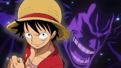 Luffy and Rocks together in a custom image