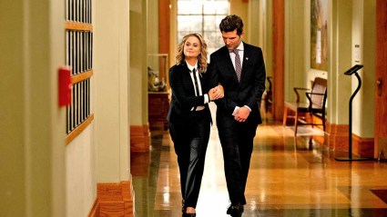 Leslie and Ben in the Parks and Rec finale