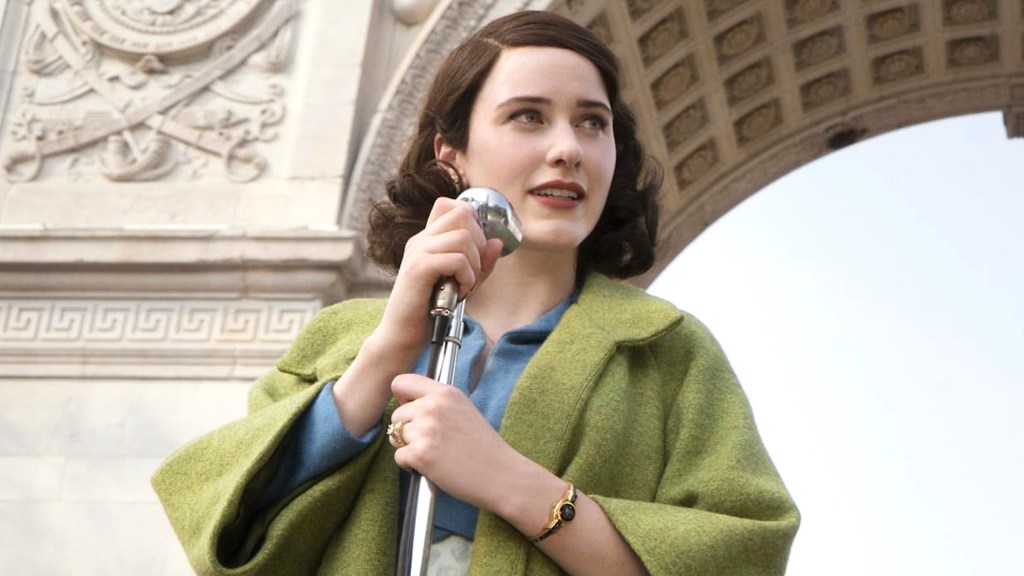 Rachel Brosnahan in The Marvelous Mrs. Maisel