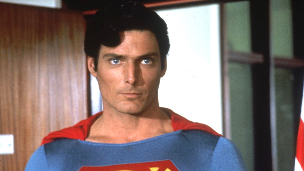 Christopher Reeve as Superman in Superman IV: The Quest for Peace