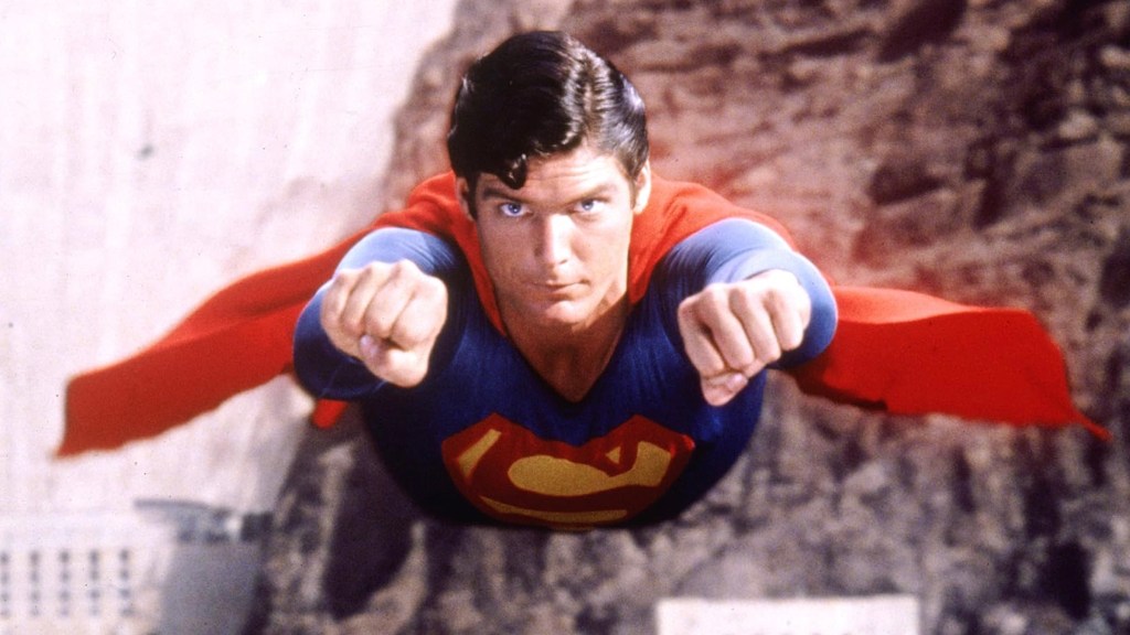 Christopher Reeves in Superman: The Movie
