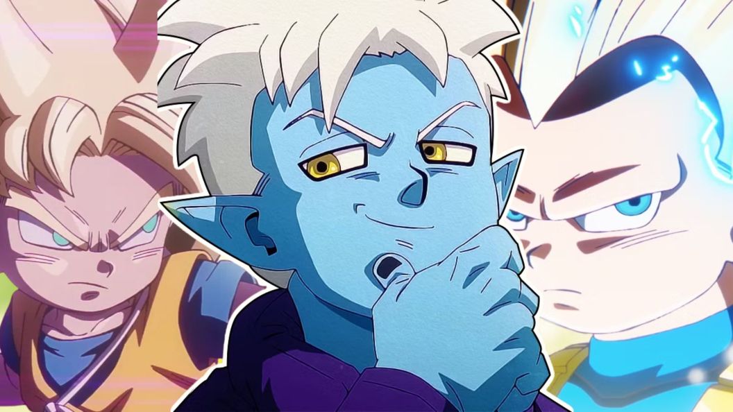Glorio, Goku and Vegeta from Daima
