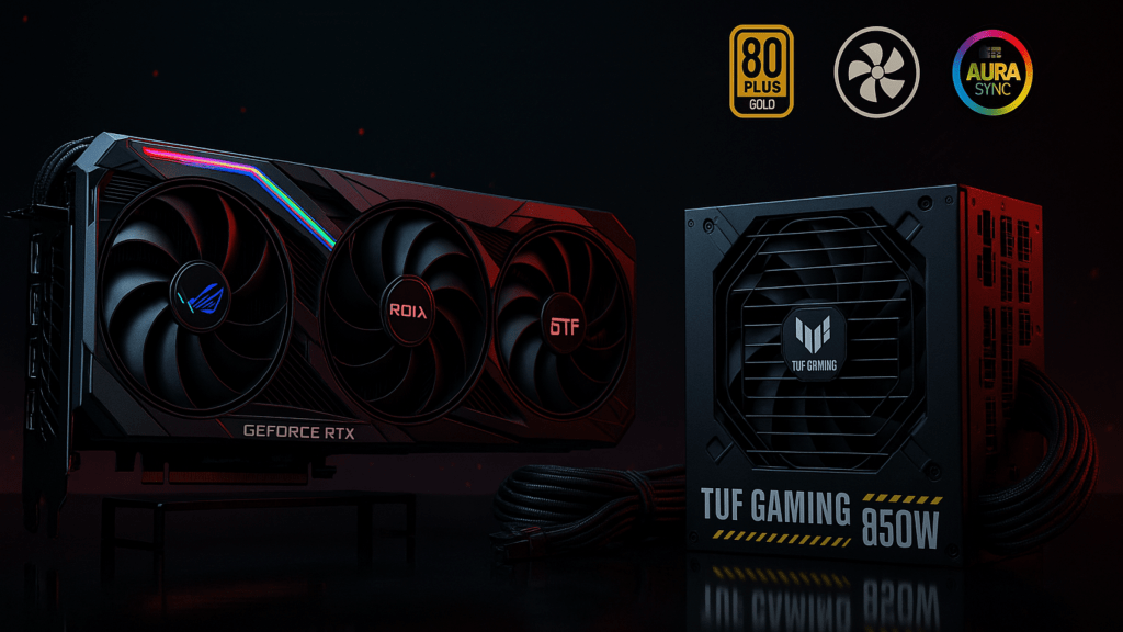 ASUS Components: GPUs & Power Supplies