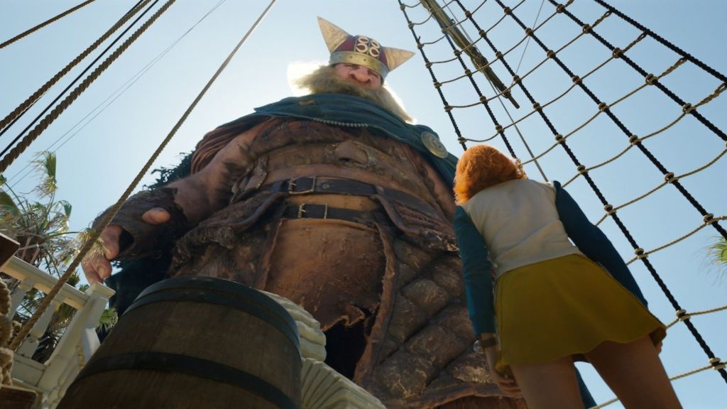 Brogy as seen in One Piece season 2's first look with Nami