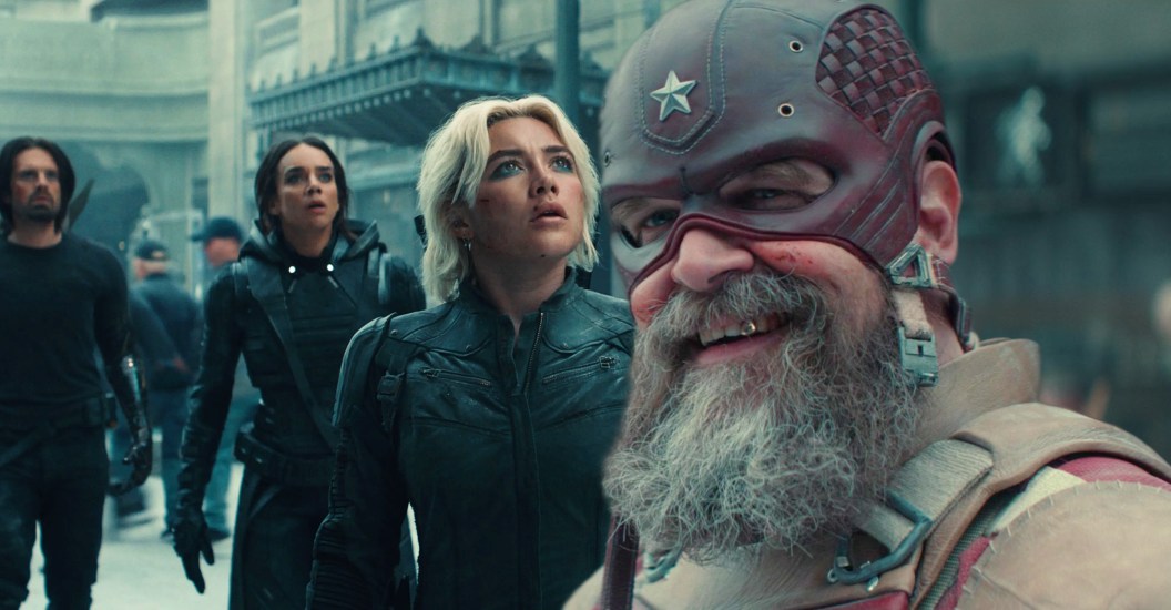 Bucky, Ghost, Yelena, and Red Guardian in Thunderbolts*