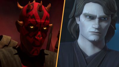 Maul and Anakin Skywalker