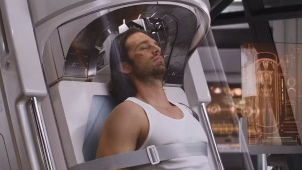 Bucky Barnes in Captain America: Civil War end credit
