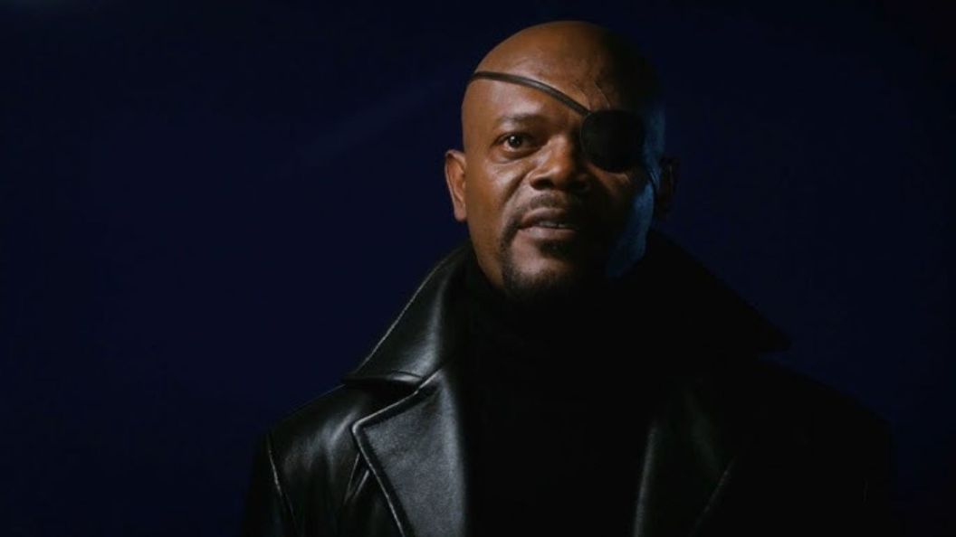 Nick Fury in the end credits of Iron Man