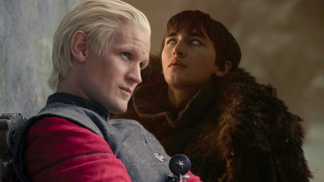 Daemon Targaryen in House of the Dragon and Bran Stark at the Battle of Winterfell in Game of Thrones