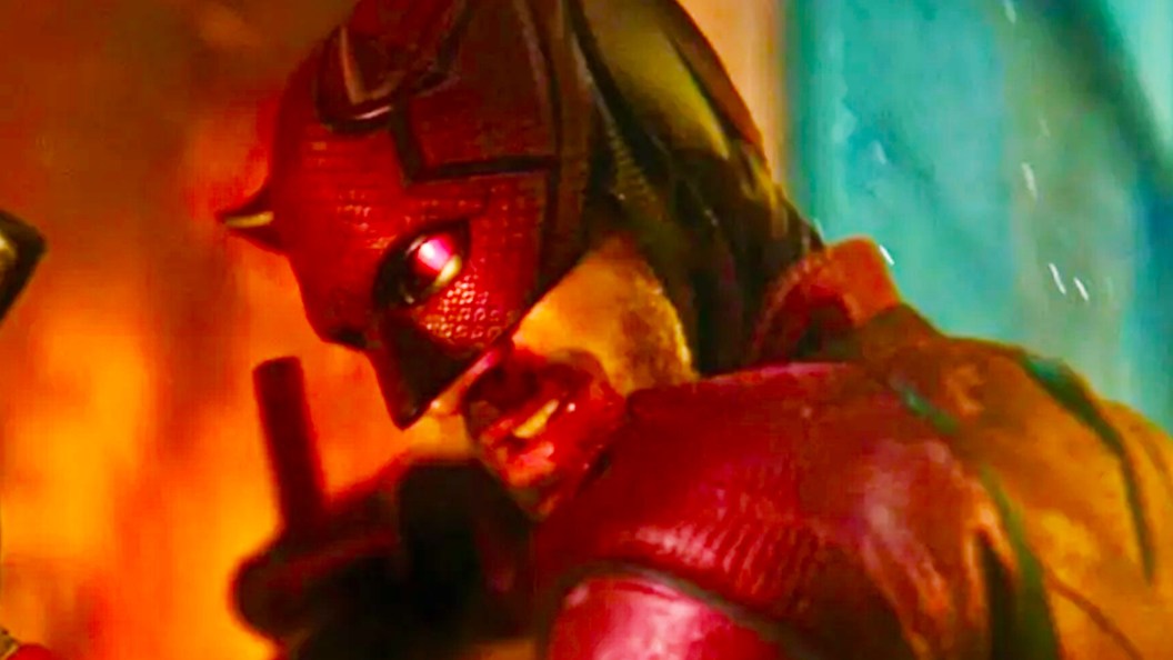 Daredevil fighting Muse in Daredevil Born Again