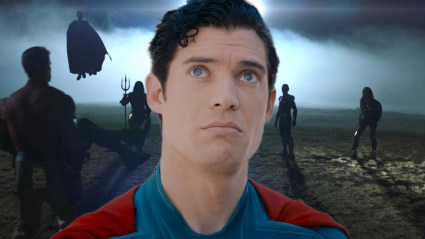 David Corenswet's Superman with the Justice League in Peacemaker