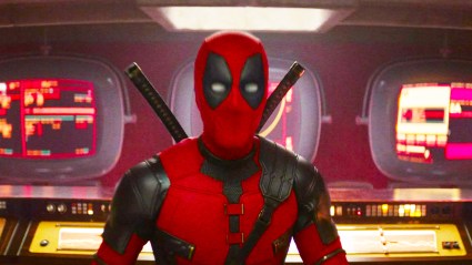 Deadpool in the TVA in Deadpool & Wolverine