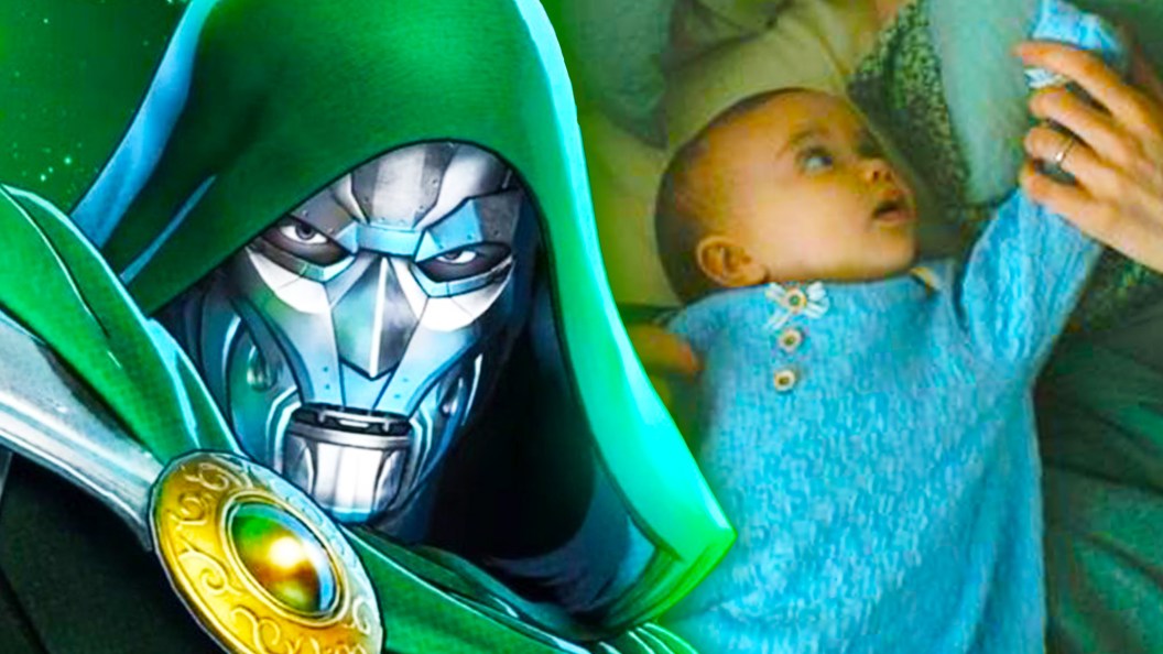 Doctor Doom in Marvel Comics with Franklin Richards in The Fantastic Four First Steps