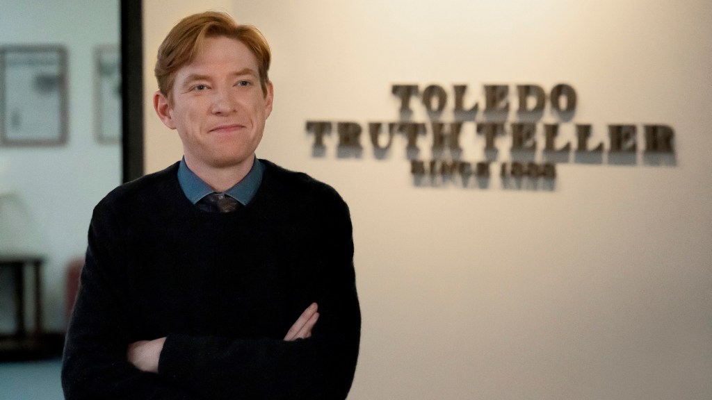 Domhnall Gleeson in The Paper