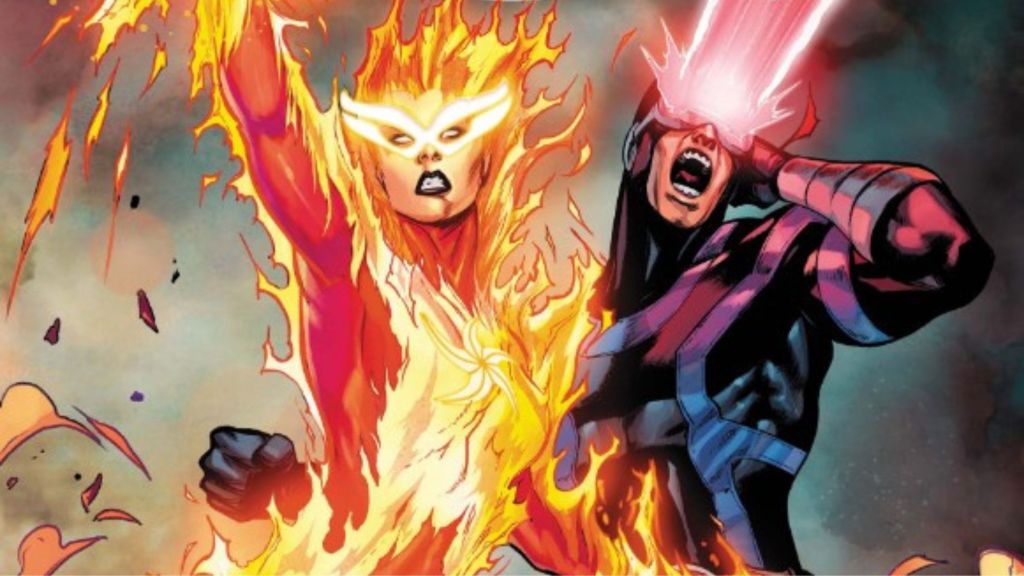 Firestar and Cyclops in Marvel Comics