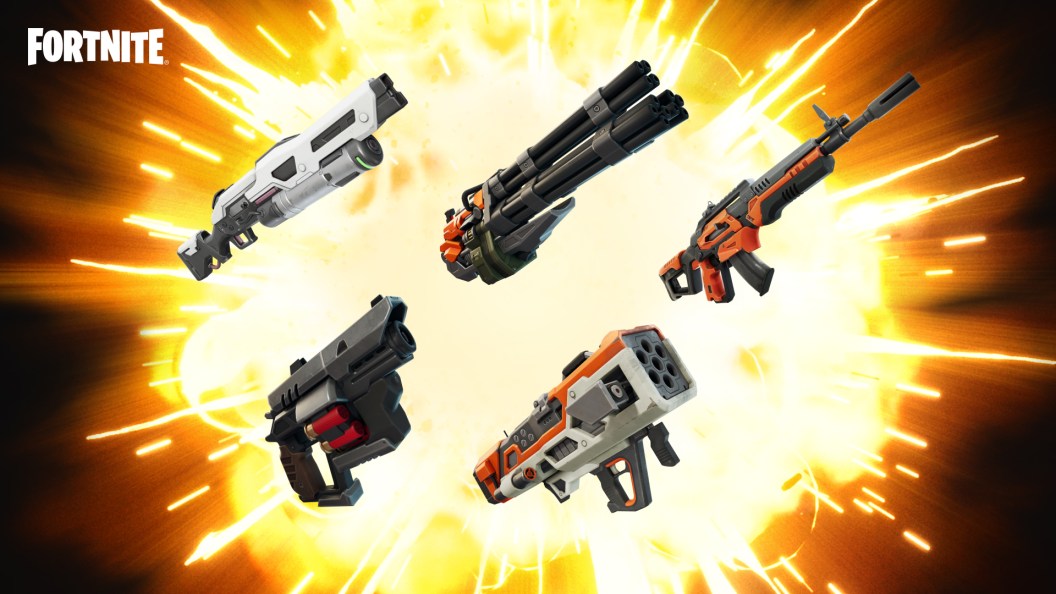 List of OXR weapons available in Fortnite Chapter 6 Season 4