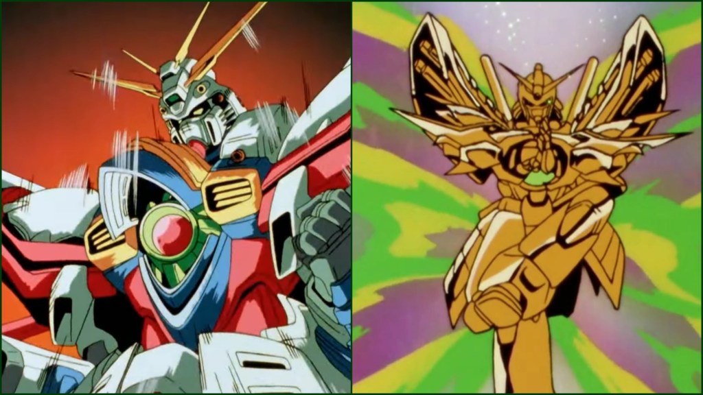 Best G Gundam Fights God Gundam vs. Dragon Gundam