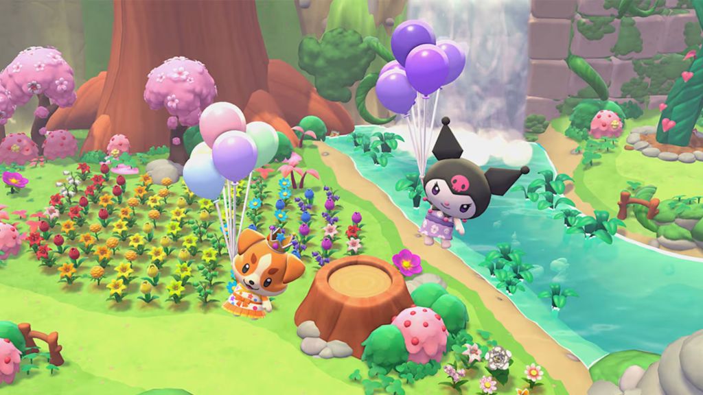 Hello Kitty Island Adventure Kuromi and Player Character