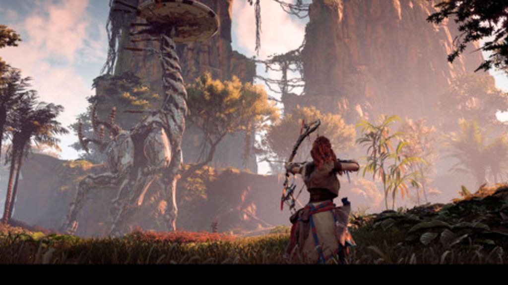 Horizon Zero Dawn combat screenshot