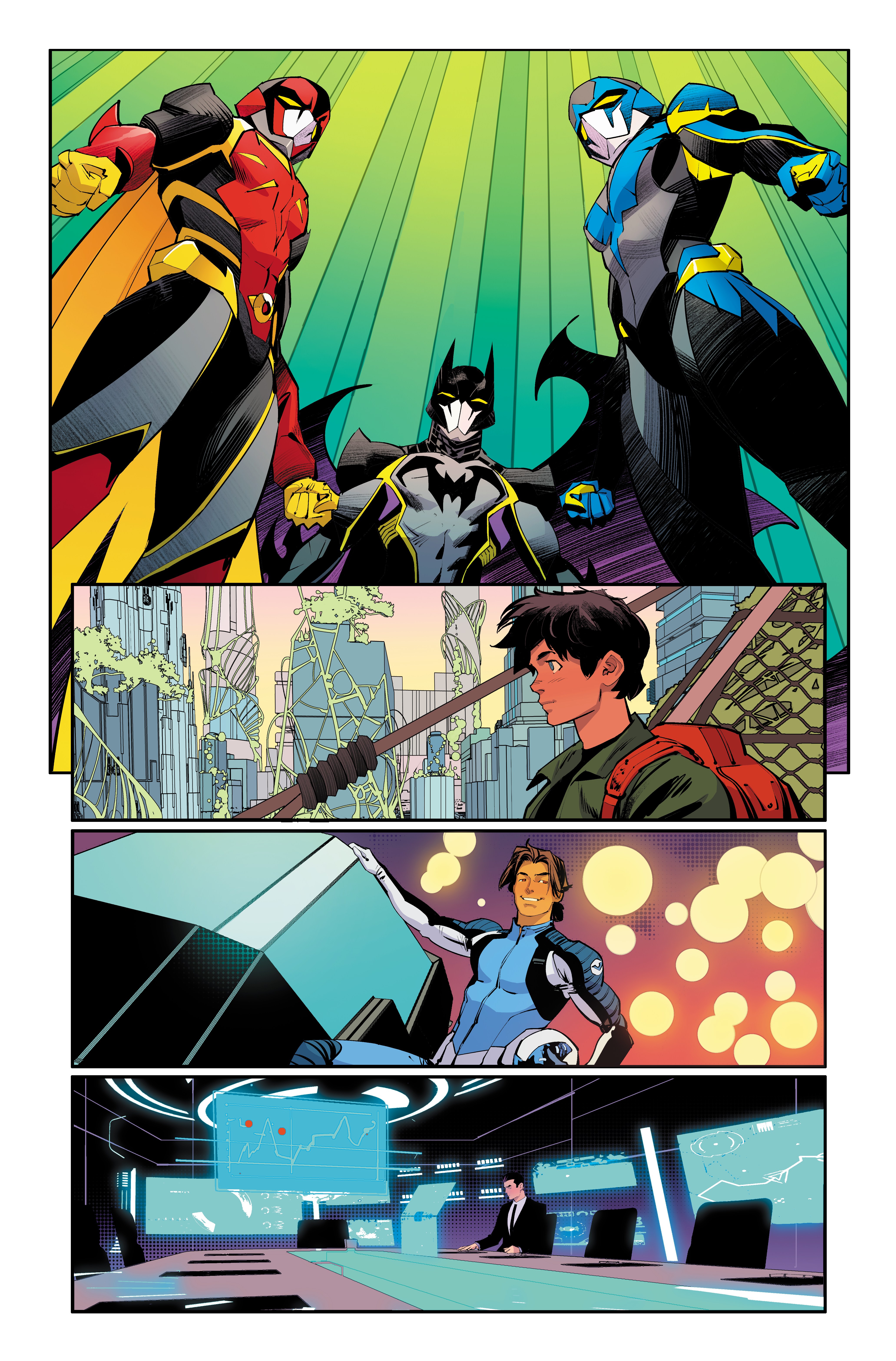 DC Gives the Batman Family Power Rangers Inspired Costumes - ComicBook.com
