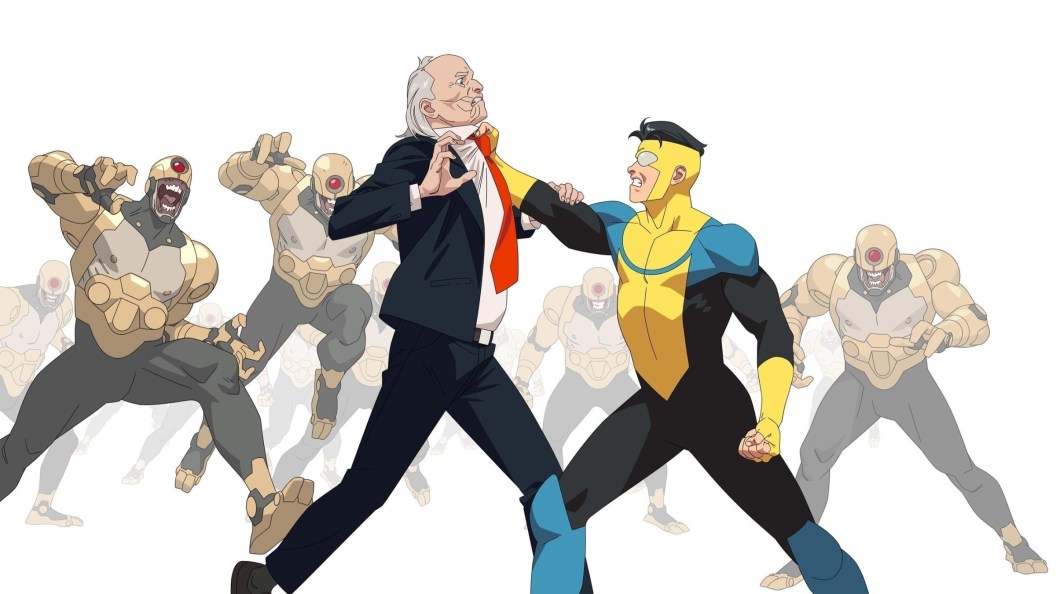 Invincible Season 4 Mark Grayson and Cecil Walton Goggins