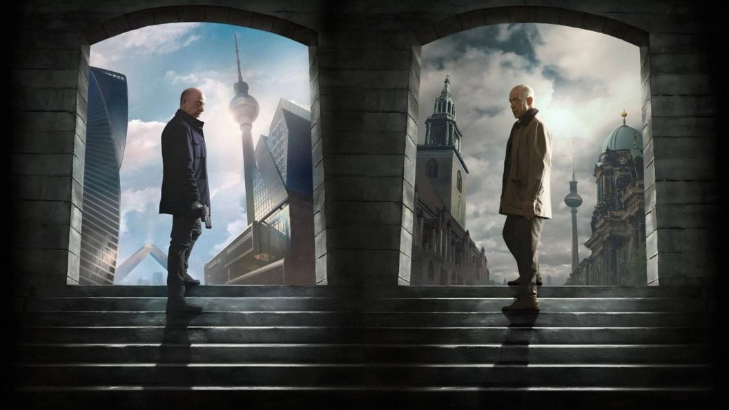 JK Simmons in the poster of Counterpart