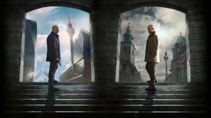 JK Simmons in the poster of Counterpart