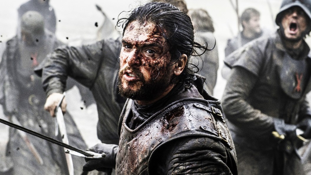 Jon Snow fighting in Game of Thrones