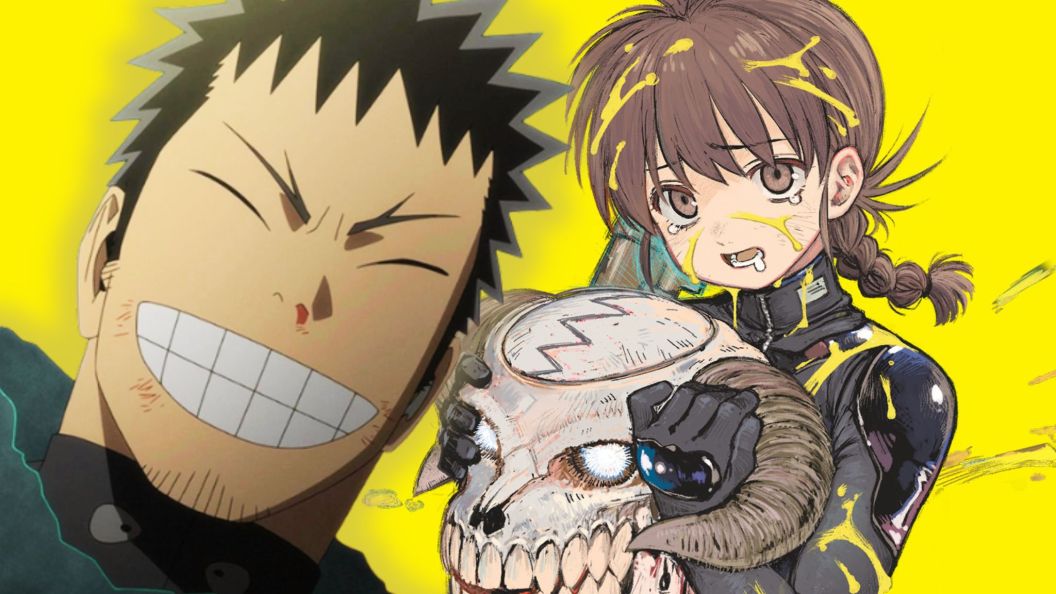 Kafka from Kaiju No. 8 and Sumire from Rai Rai Rai