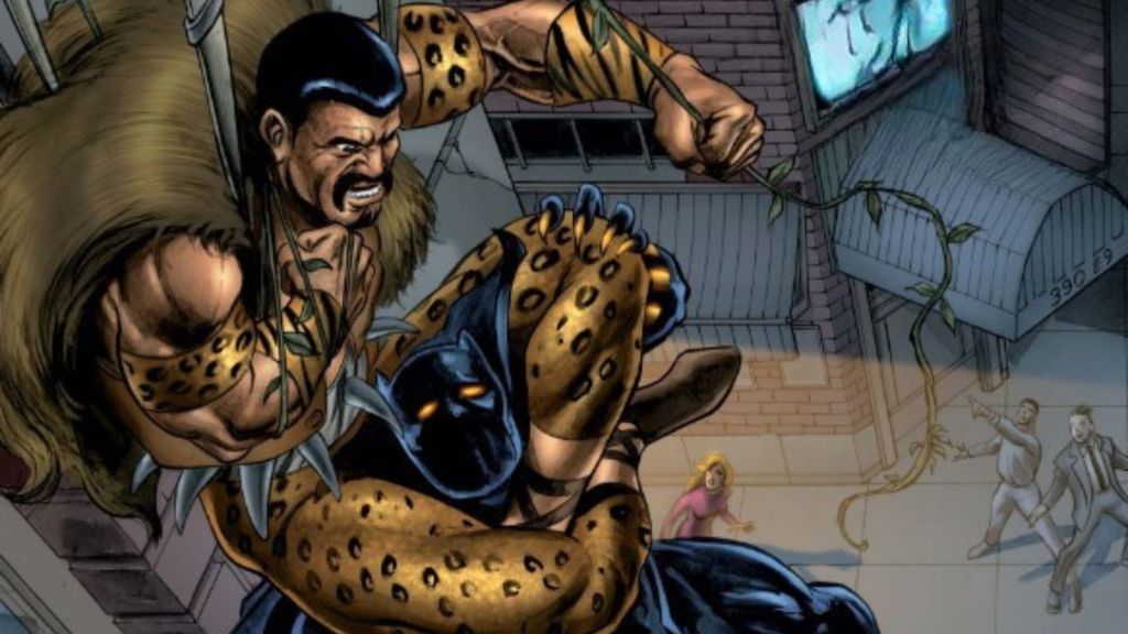 Kraven vs Black Panther
